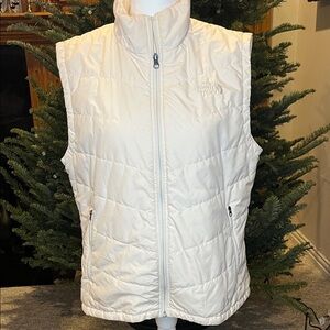 The North Face Women's Off-White Quilted Vest